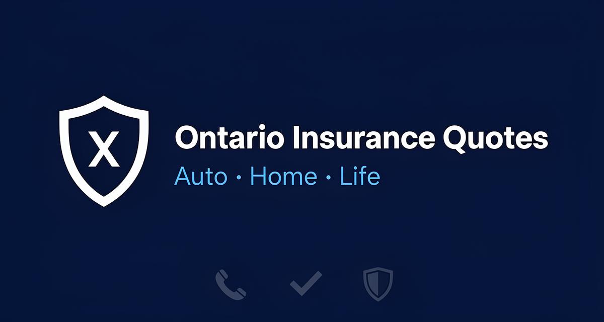 XInsurance.ca — Ontario Auto, Home & Life Quotes